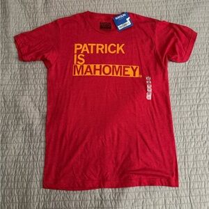 Raygun Patrick Mahomes Kansas City Chiefs Red Graphic Tee for Men
